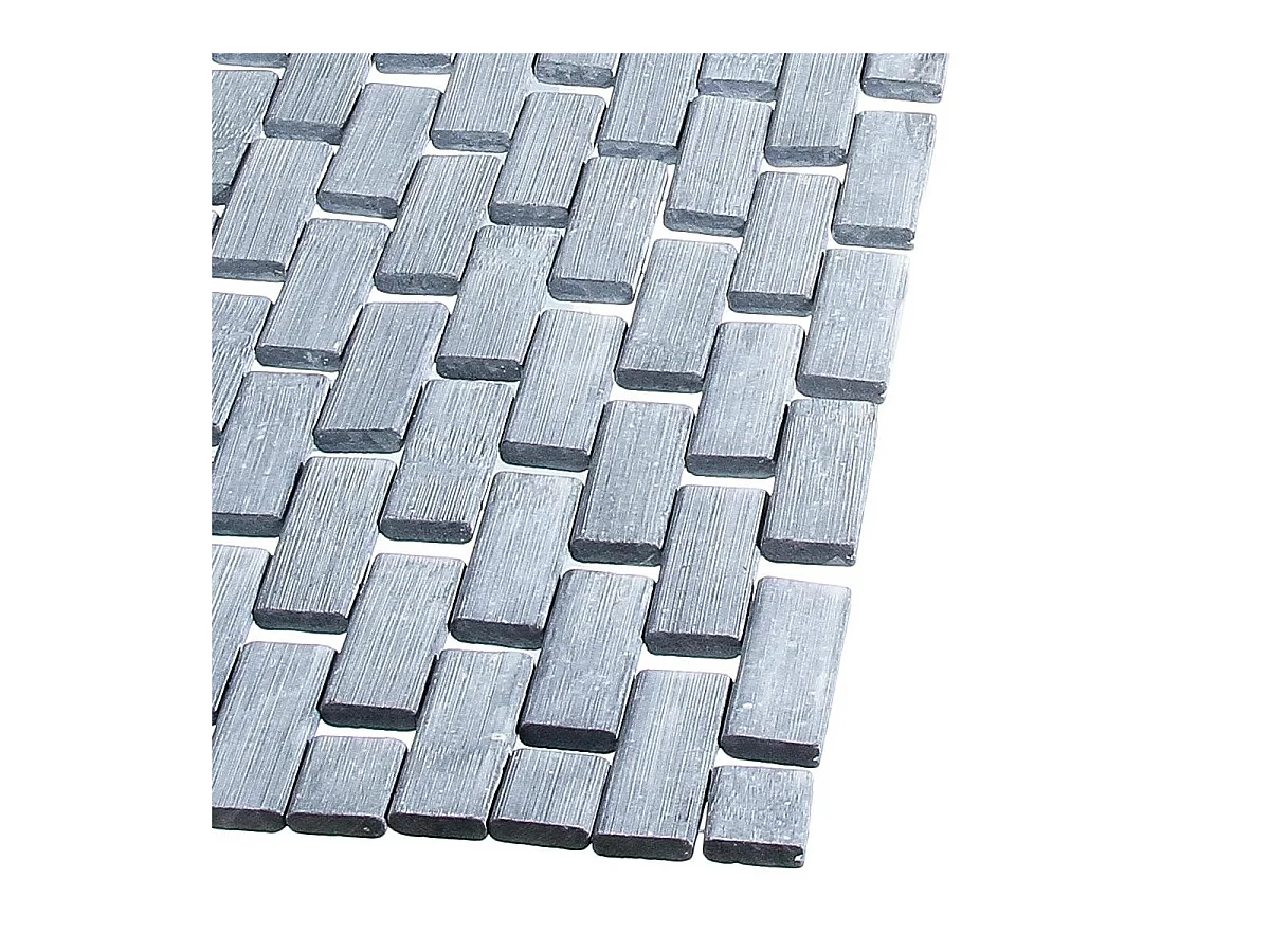 Tapis "Effet Bois" 50x80cm Gris