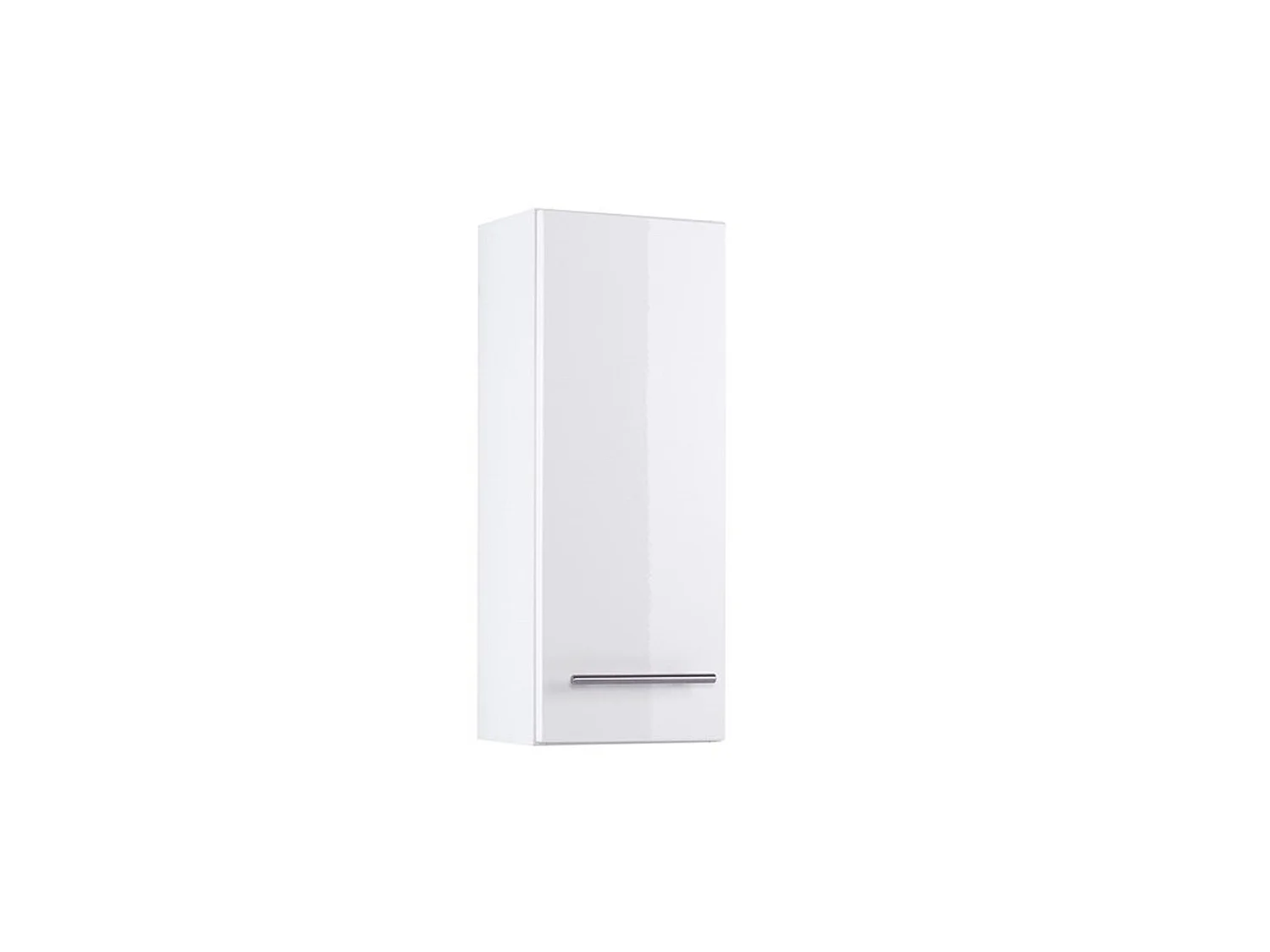Armoire murale Held Möbel 25 Parma blanc/ brillant blanc B/H/T: 25 x 64 x 20 cm