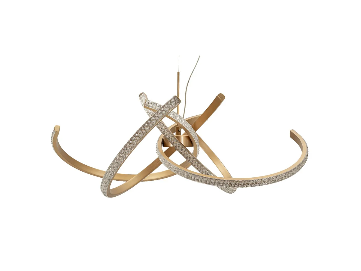 Suspension LED "Celtic" 120cm Or