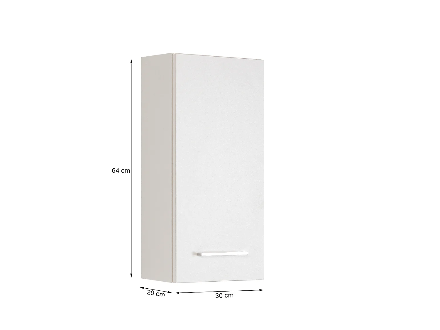 Armoire murale Held Möbel 30 cm Paris blanc blanc 30x64x20 cm