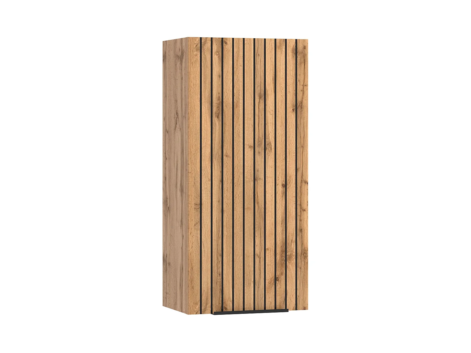 Armoire murale Held Möbel 30 cm Liverpool chêne Wotan / noir (gestreift) 30x64x20 cm