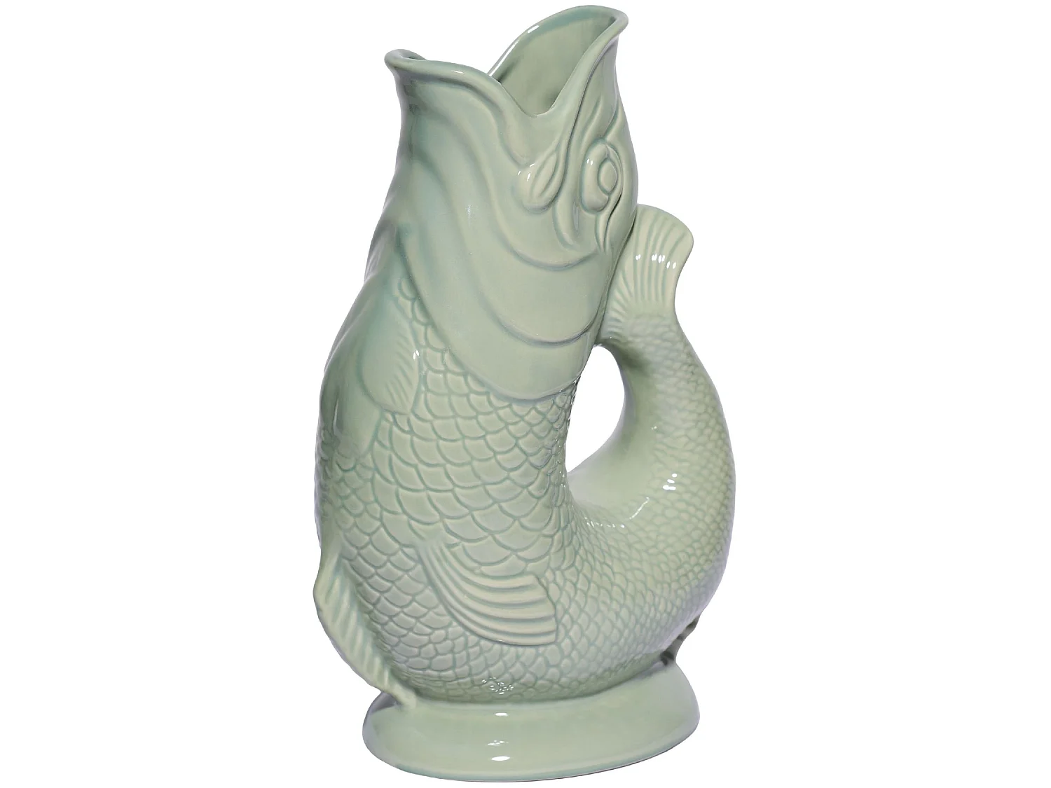 Carafe émettant un « glou-glou », fabriquée à la main en Angleterre, 1,2 l, 27,5/17/9,5 cm