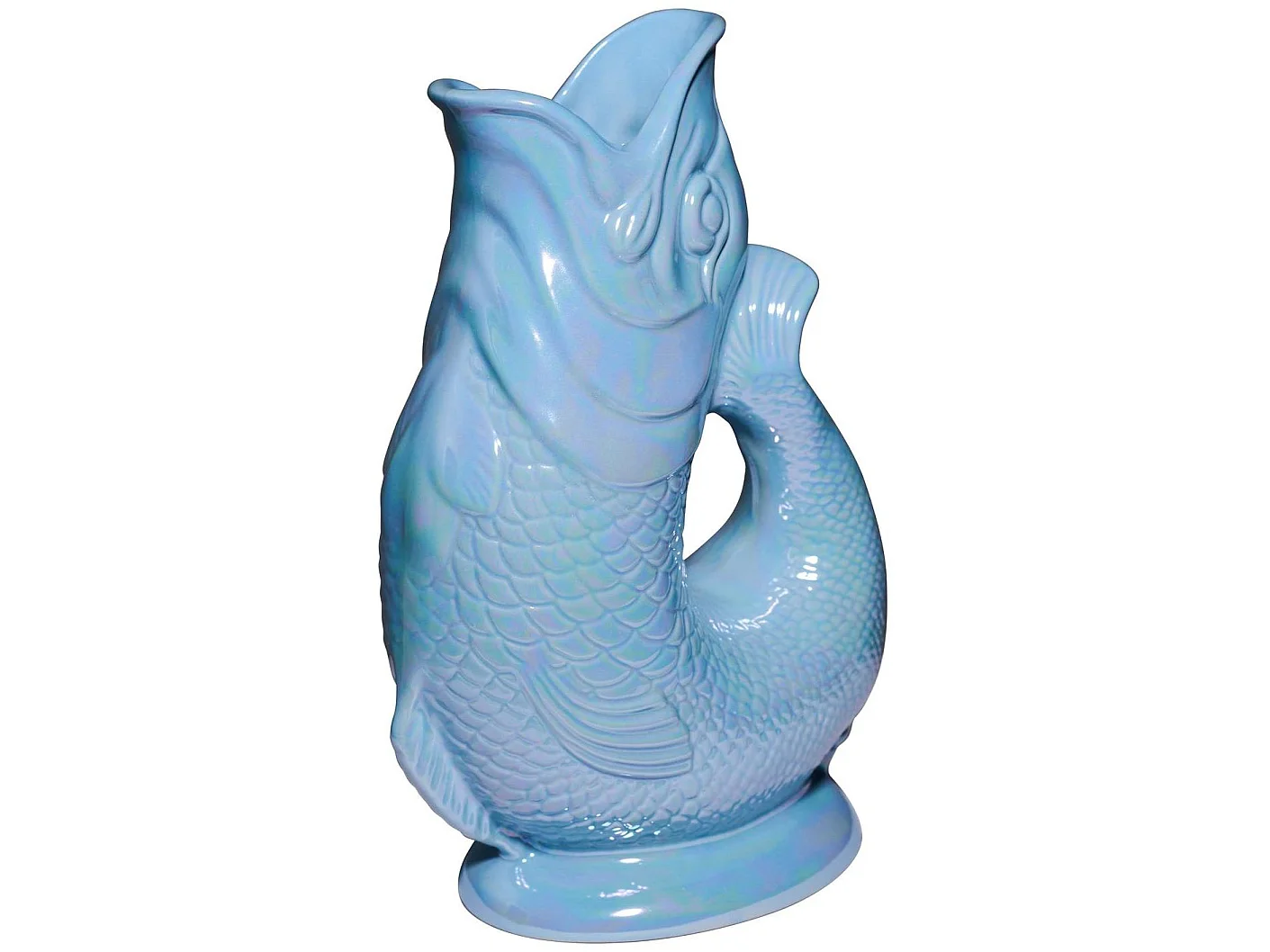 Carafe émettant un « glou-glou », fabriquée à la main en Angleterre, 1,2 l, 27,5/17/9,5 cm