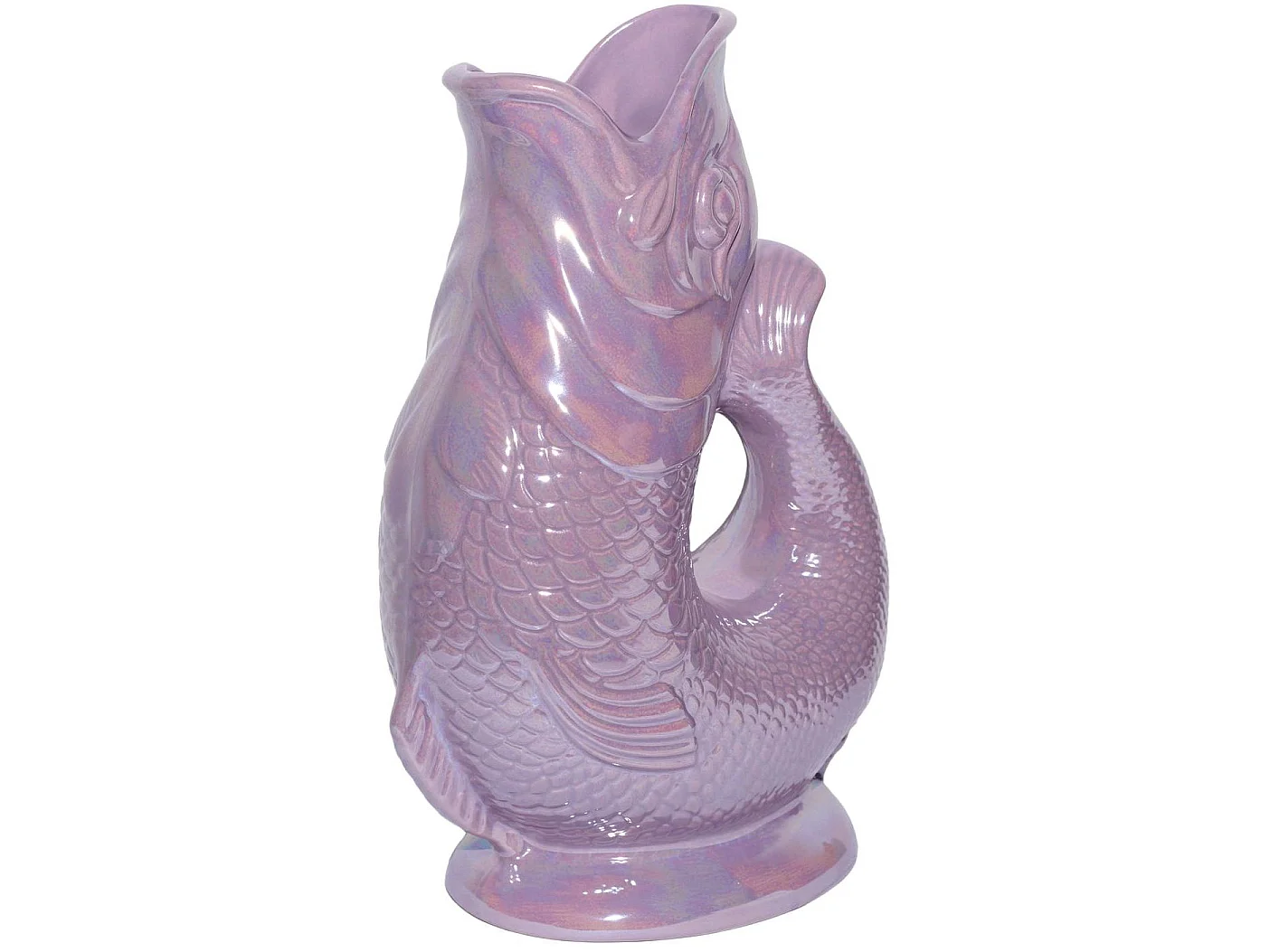 Carafe émettant un « glou-glou », fabriquée à la main en Angleterre, 1,2 l, 27,5/17/9,5 cm