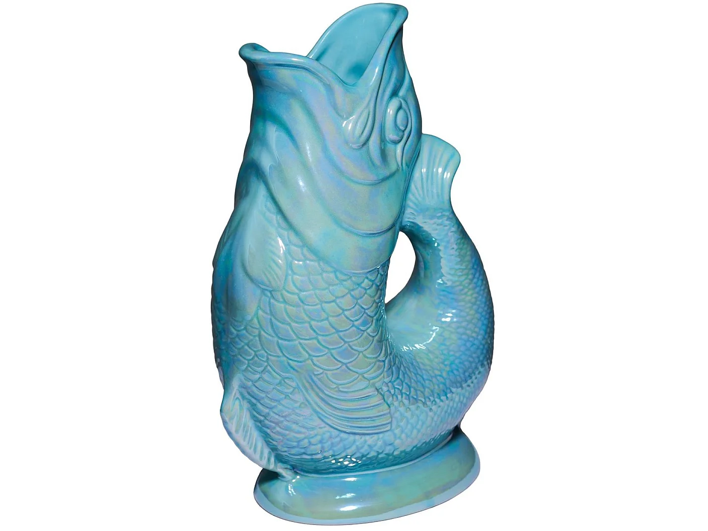 Carafe émettant un « glou-glou », fabriquée à la main en Angleterre, 1,2 l, 27,5/17/9,5 cm
