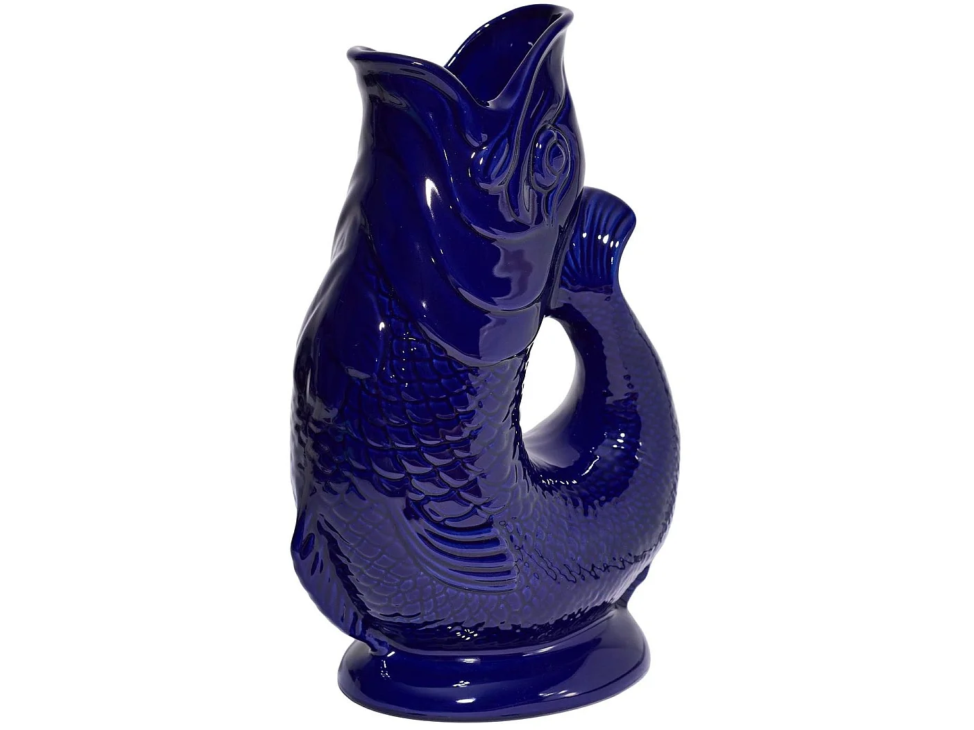 Carafe émettant un « glou-glou », fabriquée à la main en Angleterre, 1,2 l, 27,5/17/9,5 cm