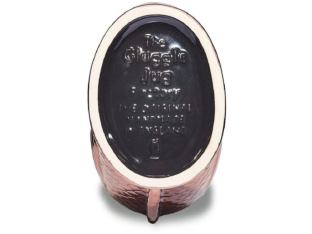 Karaffe mit „Gluck-Gluck“-Geräusch, Handgefertigt in England, 1,2L, 27,5/17/9,5 cm