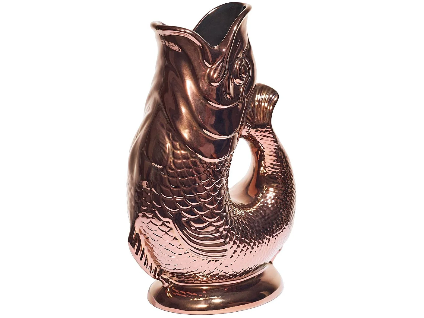 Karaffe mit „Gluck-Gluck“-Geräusch, Handgefertigt in England, 1,2L, 27,5/17/9,5 cm