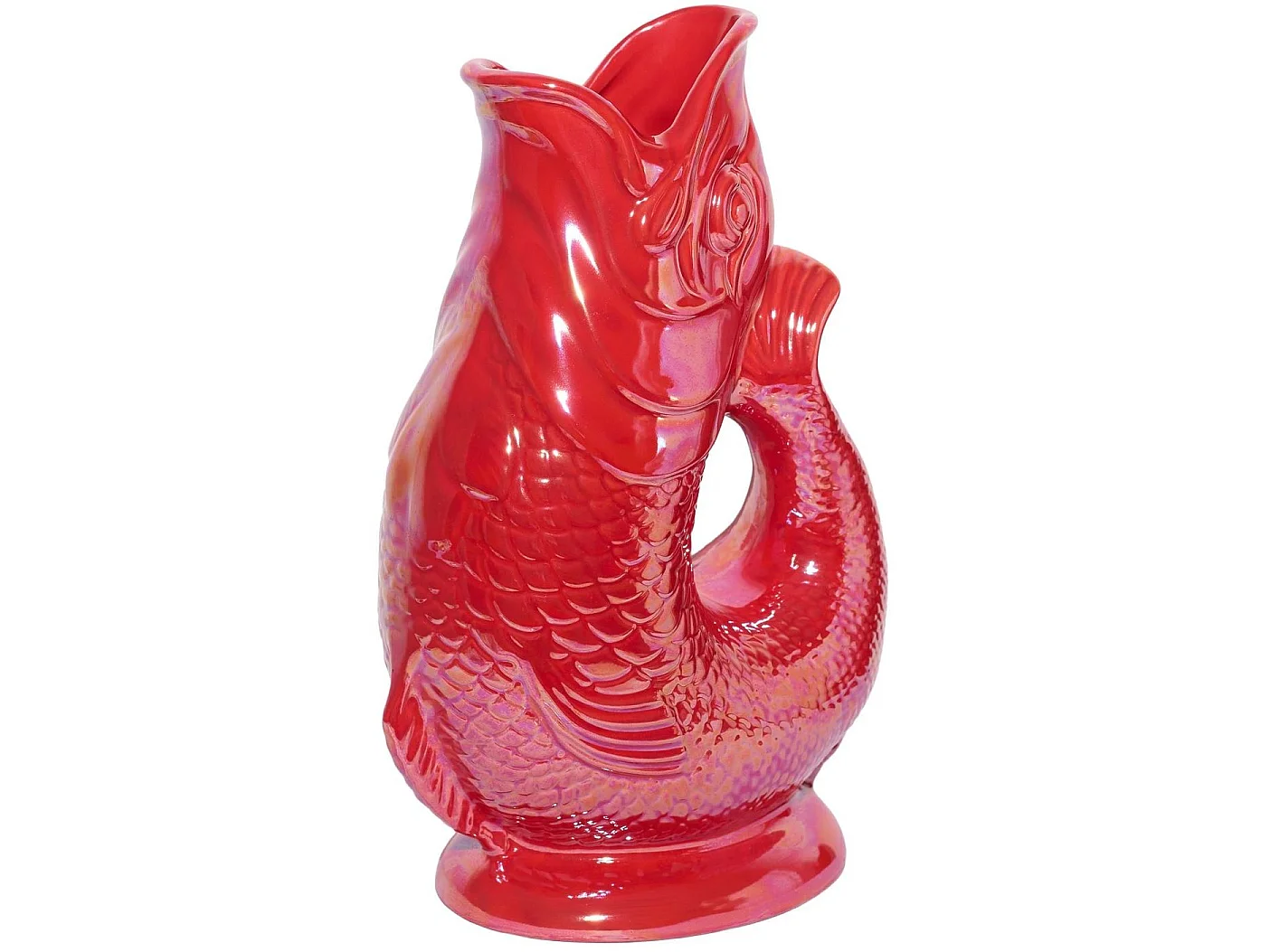 Carafe émettant un « glou-glou », fabriquée à la main en Angleterre, 1,2 l, 27,5/17/9,5 cm