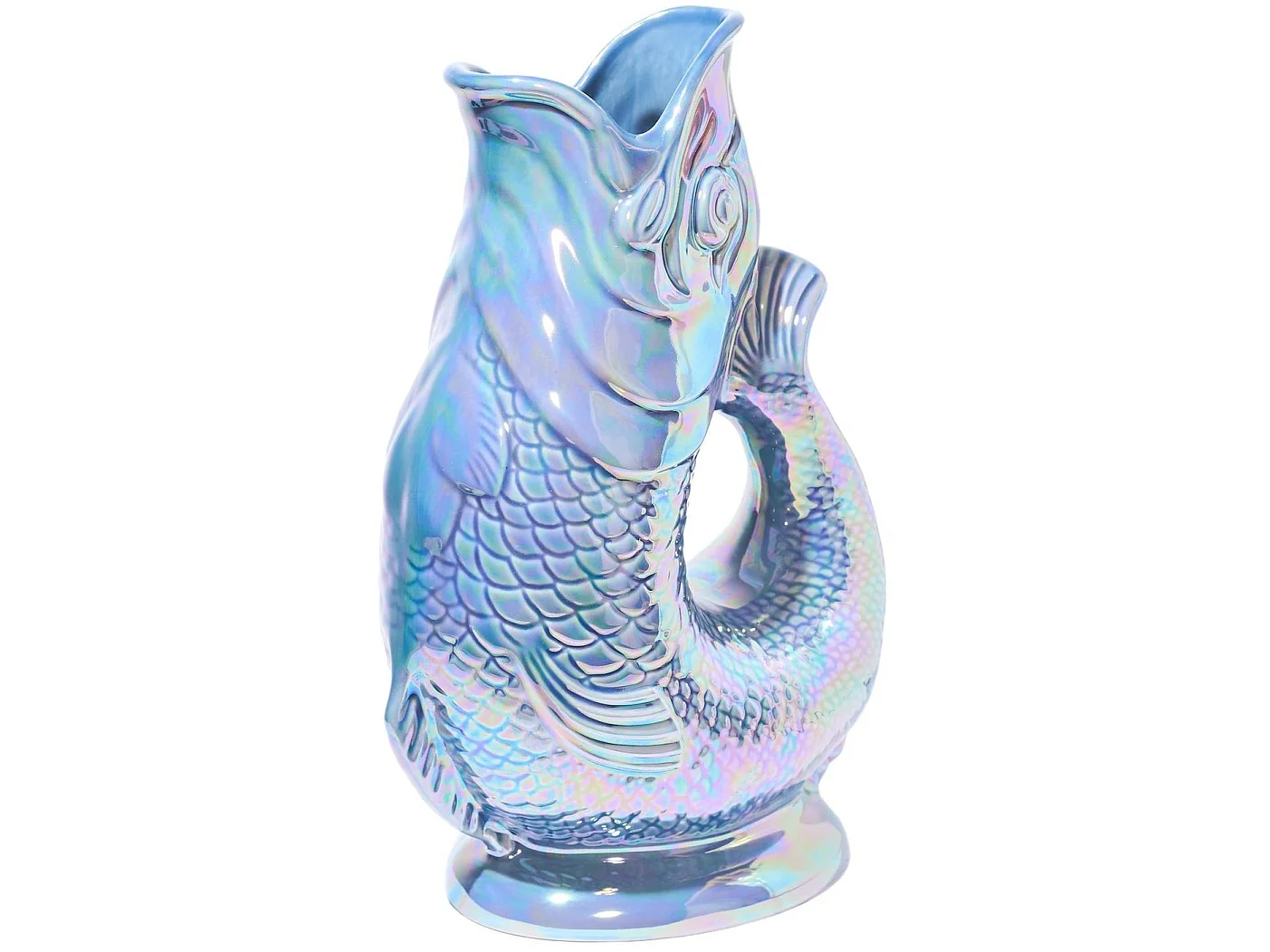 Carafe émettant un « glou-glou », fabriquée à la main en Angleterre, 1,2 l, 27,5/17/9,5 cm