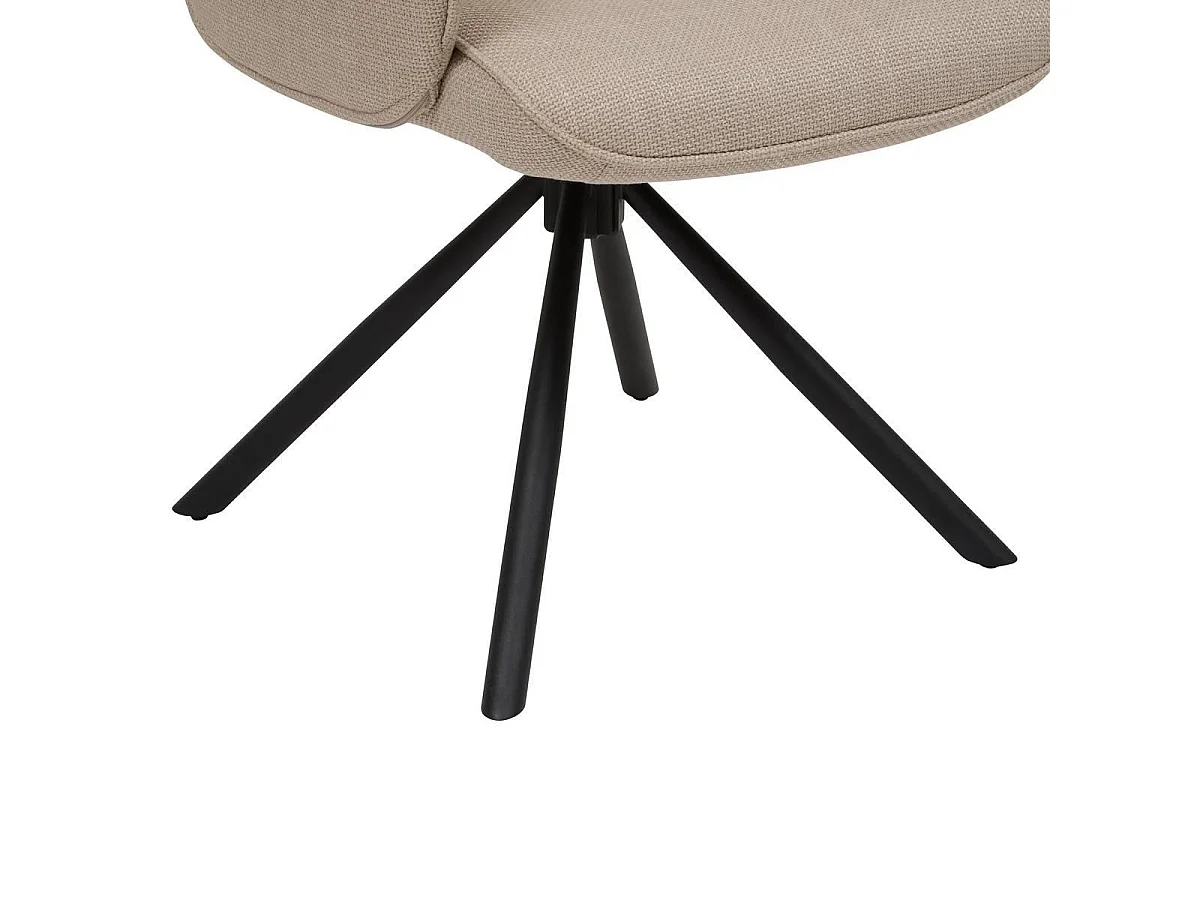 Fauteuil de Bureau Pivotant "Sisco" 98cm Beige