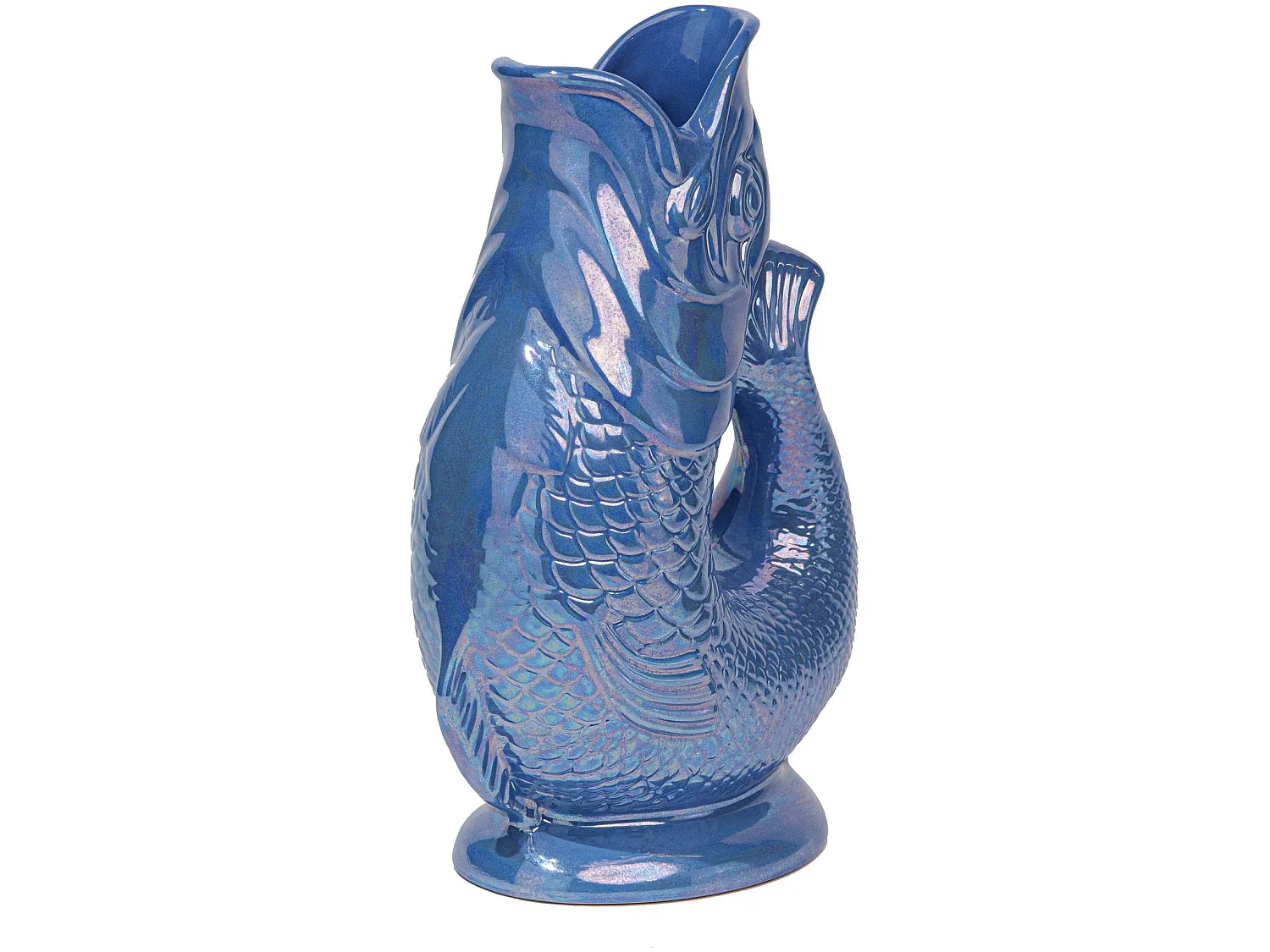 Karaffe mit „Gluck-Gluck“-Geräusch, Handgefertigt in England, 1,2L, 27,5/17/9,5 cm