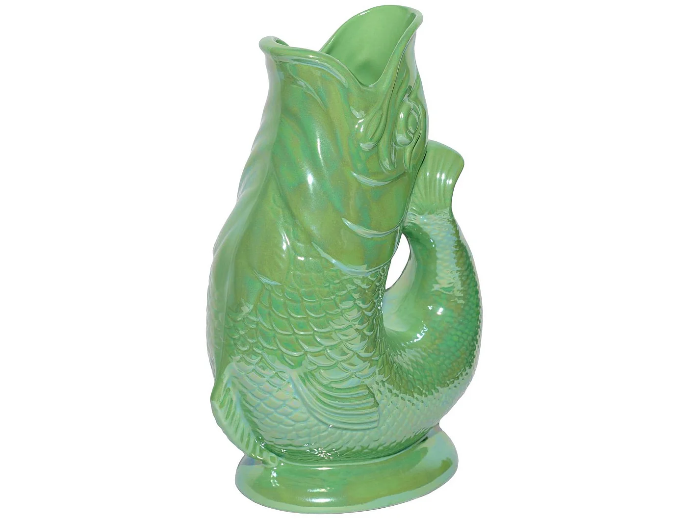 Carafe émettant un « glou-glou », fabriquée à la main en Angleterre, 1,2 l, 27,5/17/9,5 cm