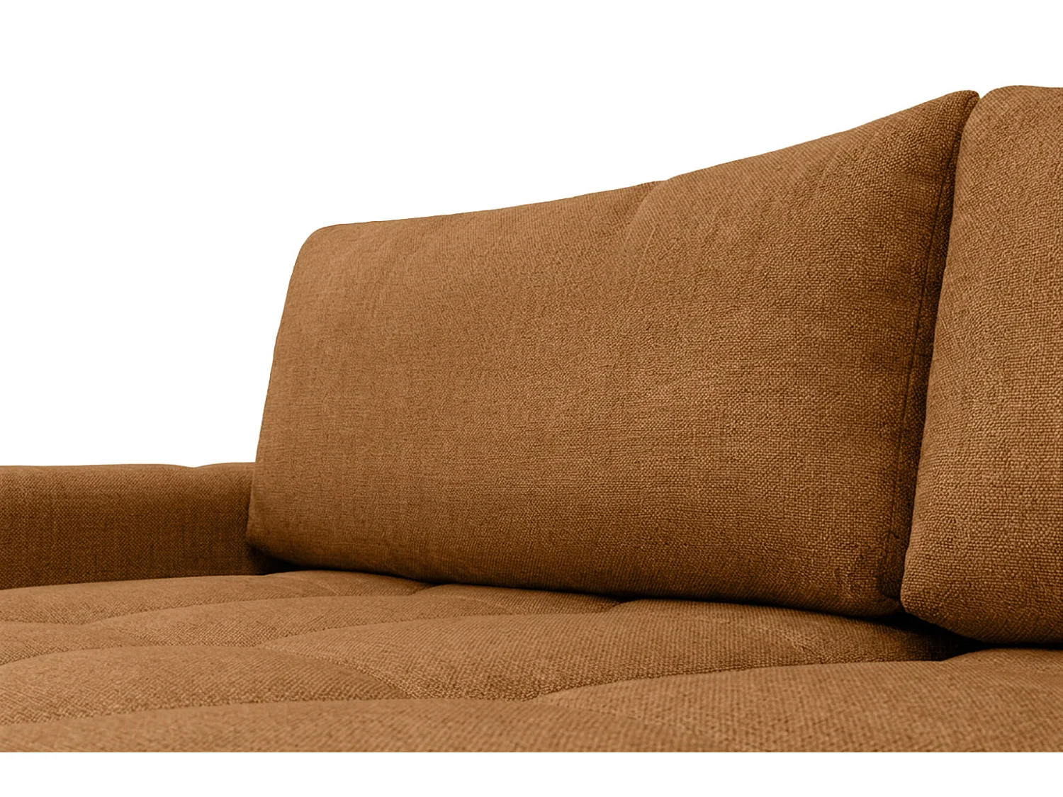 Canapé d’angle en L avec fonction couchage, Nexi, couleur cannelle, gauche, BELVEDER L