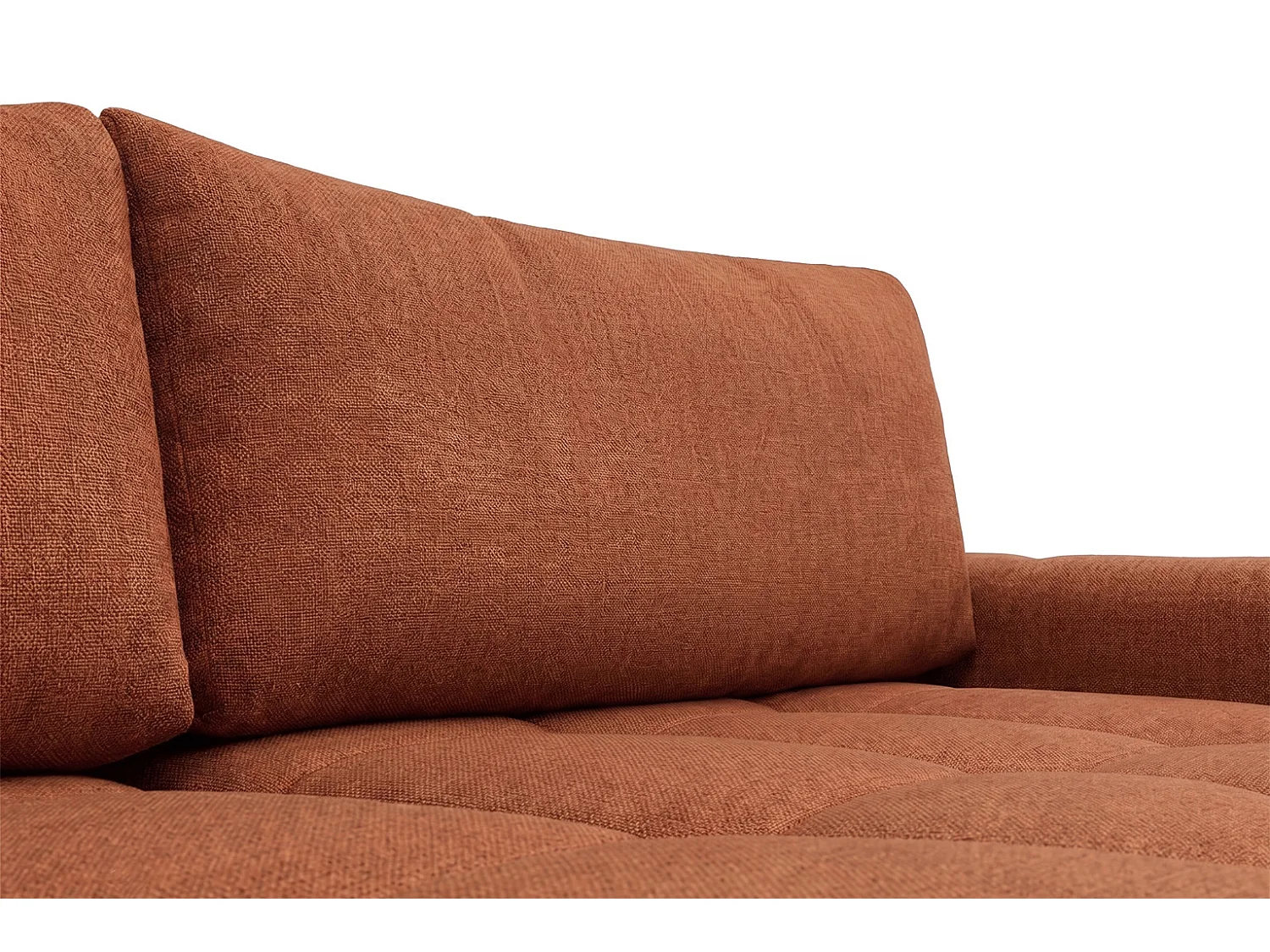Canapé d’angle en L avec fonction couchage, Nexi, cuivre, droite, BELVEDER L