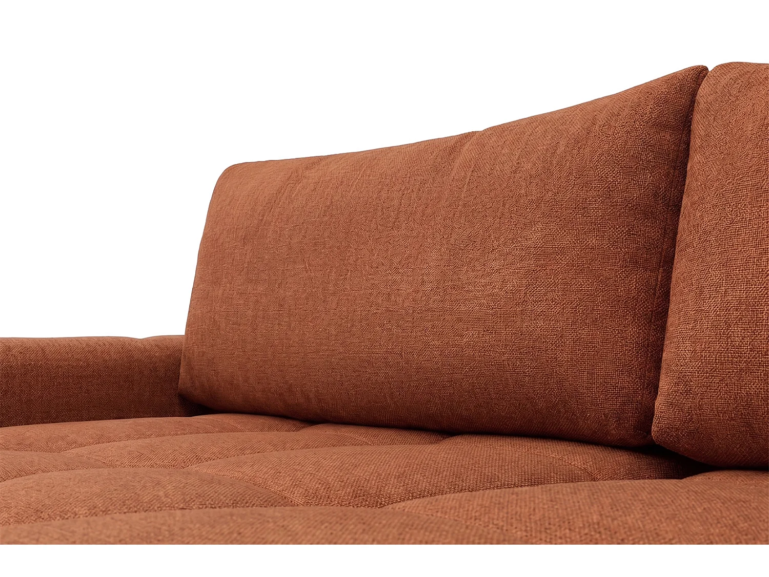Canapé d’angle en L avec fonction couchage, Nexi, cuivre, gauche, BELVEDER L