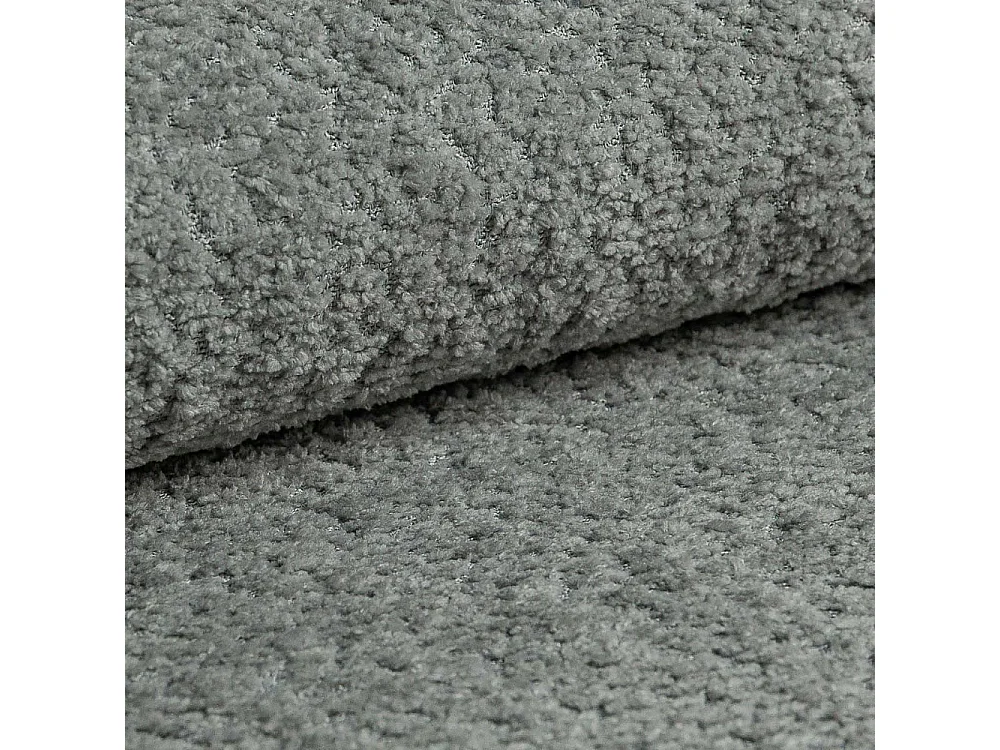 Boxspringbed met twee opbergruimtes, boucléstof Coral, grijs, 160x200 cm, NEGROS