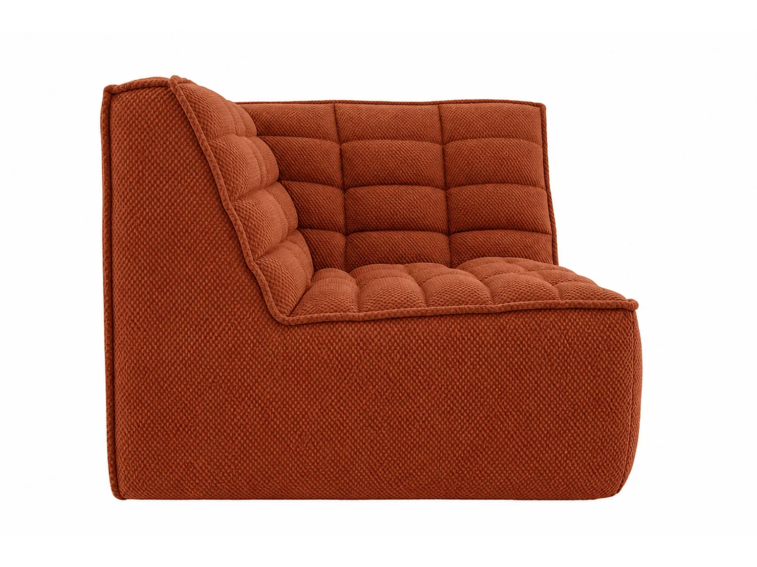 Module d’angle, module, tissu peluche Pop, cuivre, LAZY