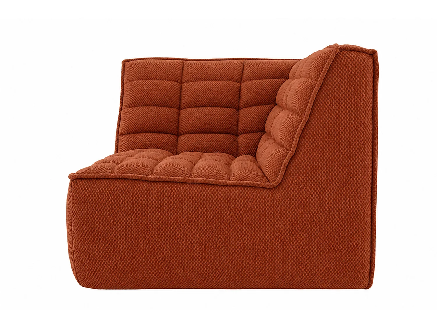 Module d’angle, module, tissu peluche Pop, cuivre, LAZY