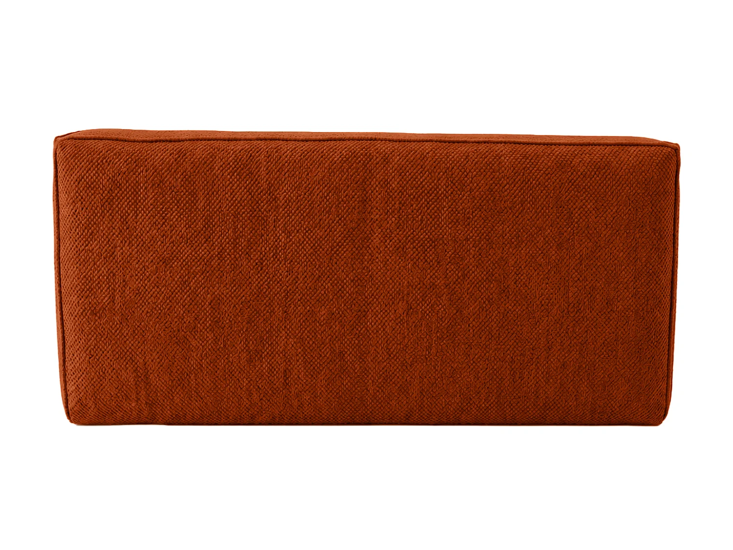 Canapé 2 places modulaire, tissu peluche Pop, cuivre, LAZY