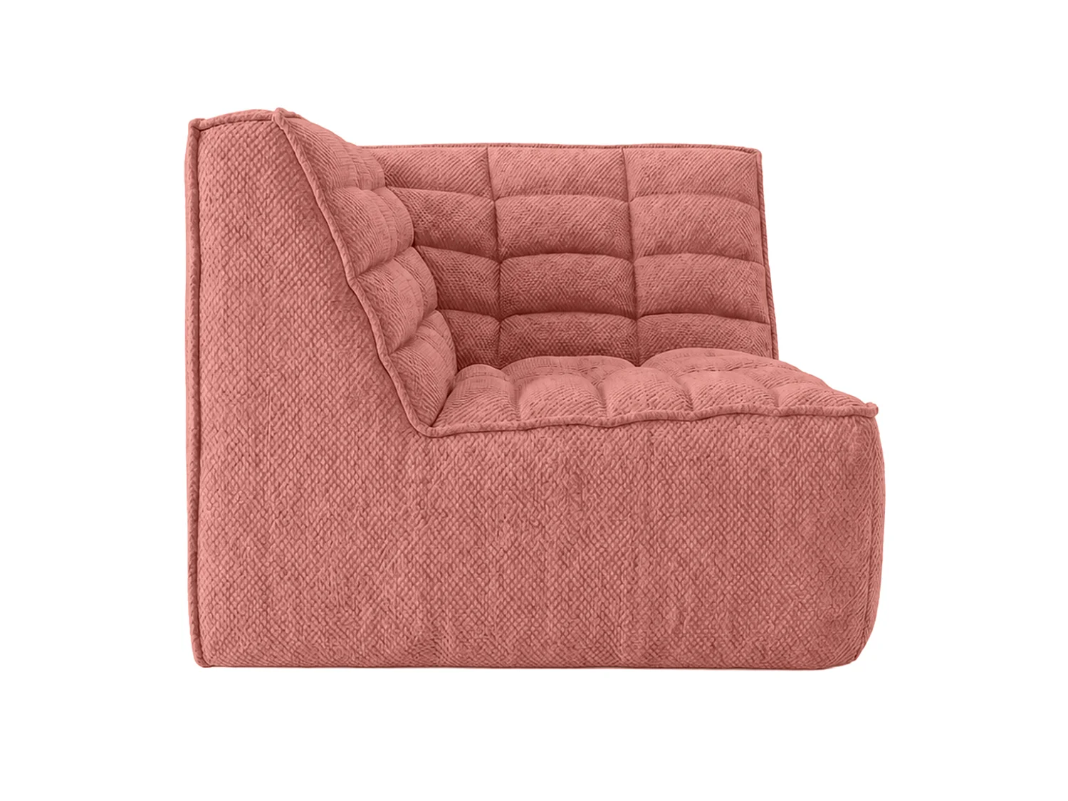 Module d’angle, module, tissu peluche Pop, rose, LAZY