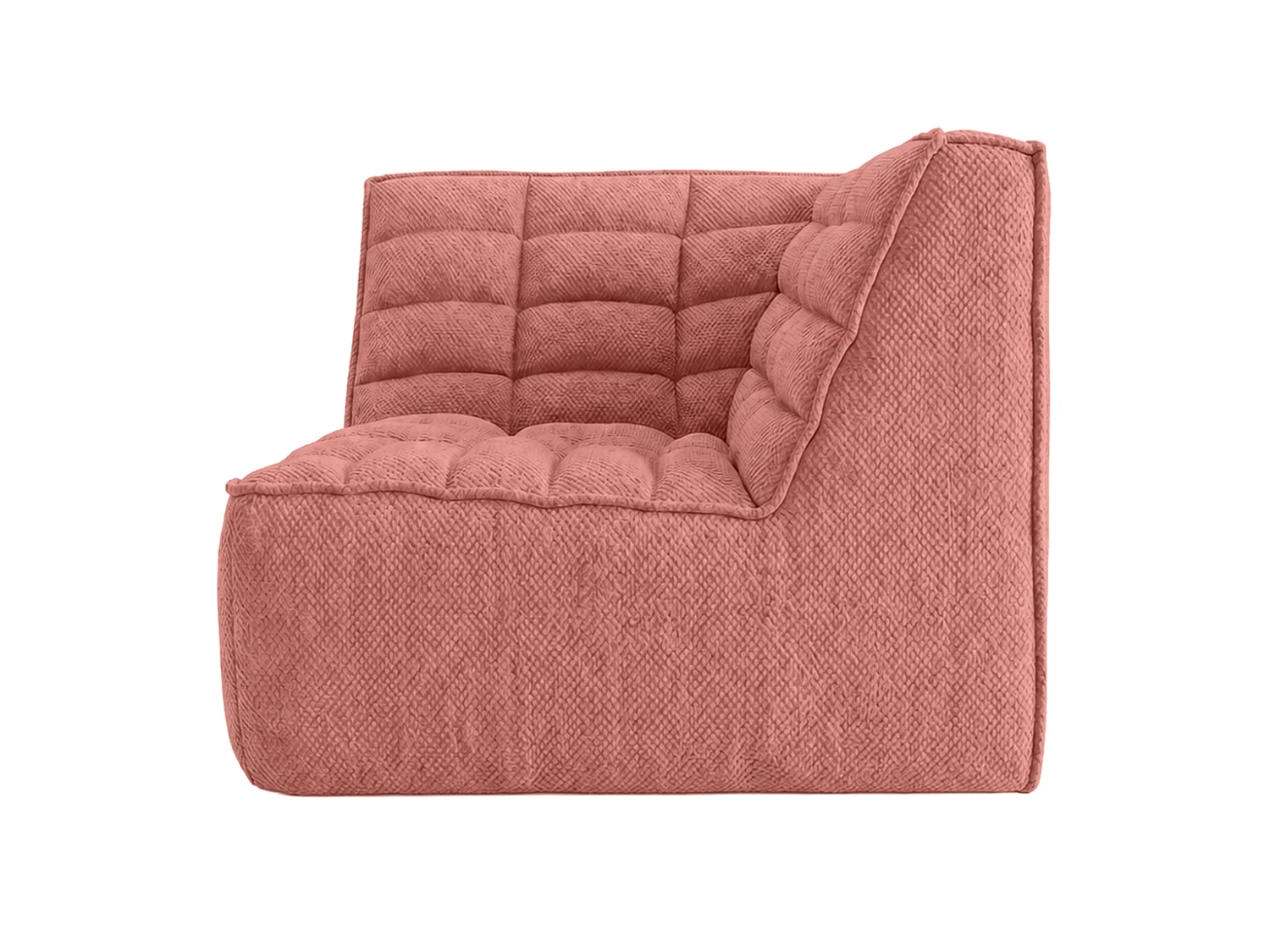 Module d’angle, module, tissu peluche Pop, rose, LAZY