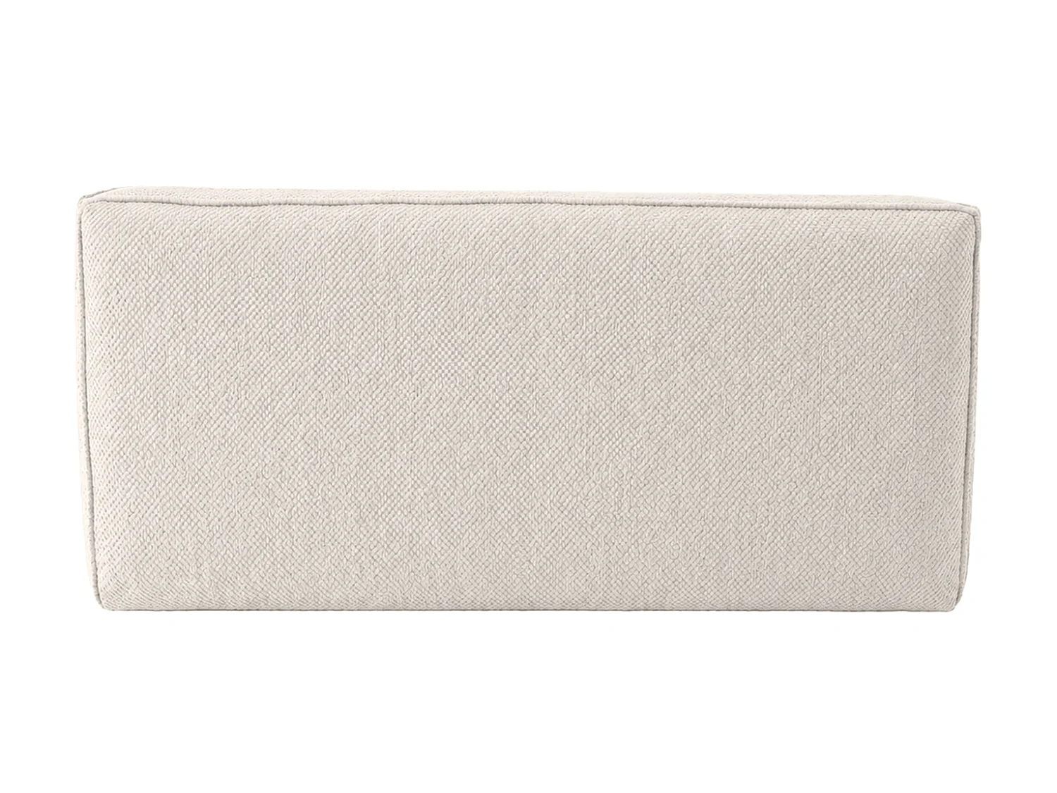 Canapé 2 places modulaire, tissu peluche Pop, beige, LAZY