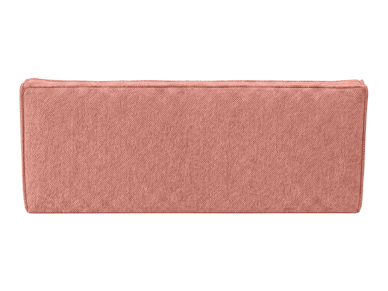 Canapé 3 places modulable, tissu peluche Pop, rose, LAZY