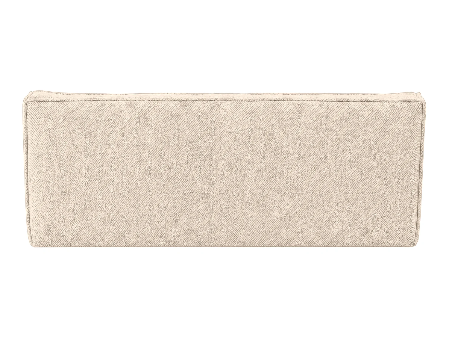 Canapé 3 places modulable, tissu peluche Pop, crème, LAZY