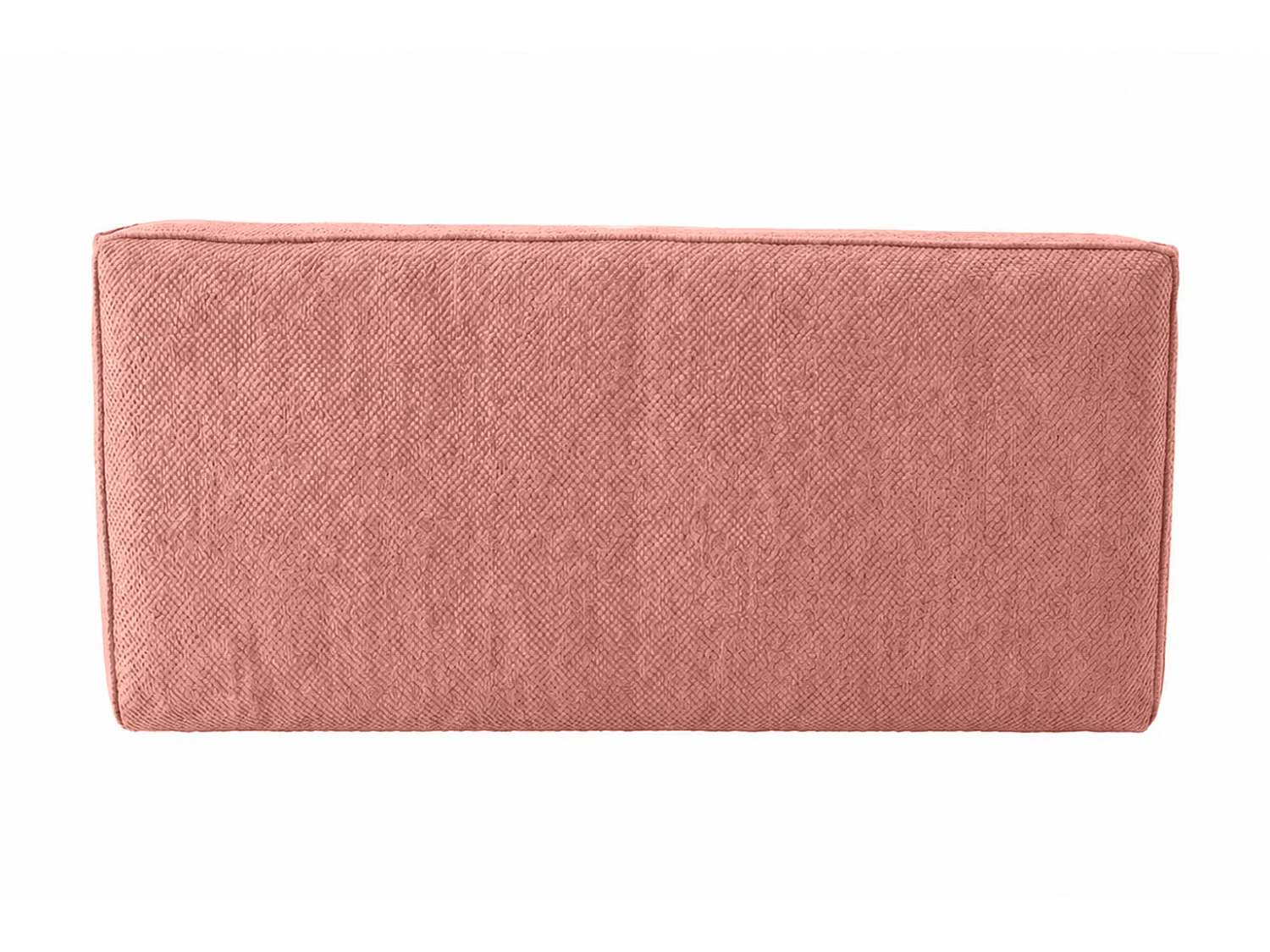 Canapé 2 places modulaire, tissu peluche Pop, rose, LAZY