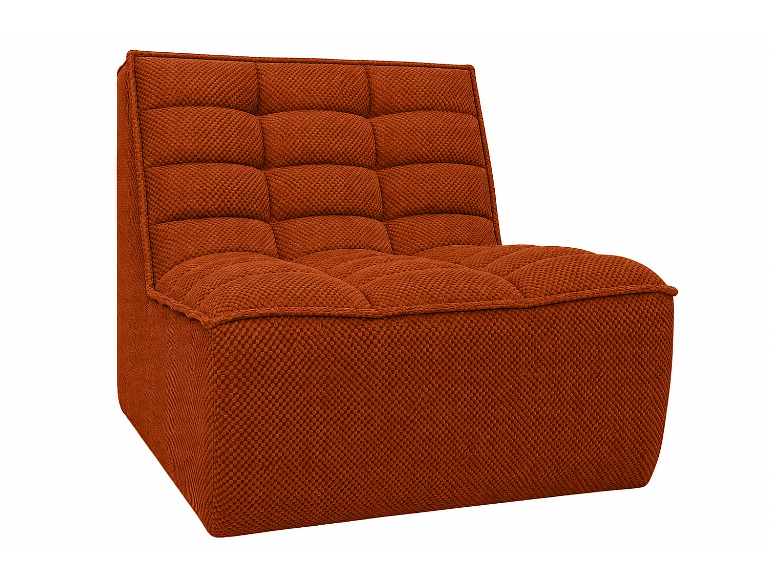 Fauteuil, fauteuil lounge, tissu peluche Pop, cuivre, LAZY