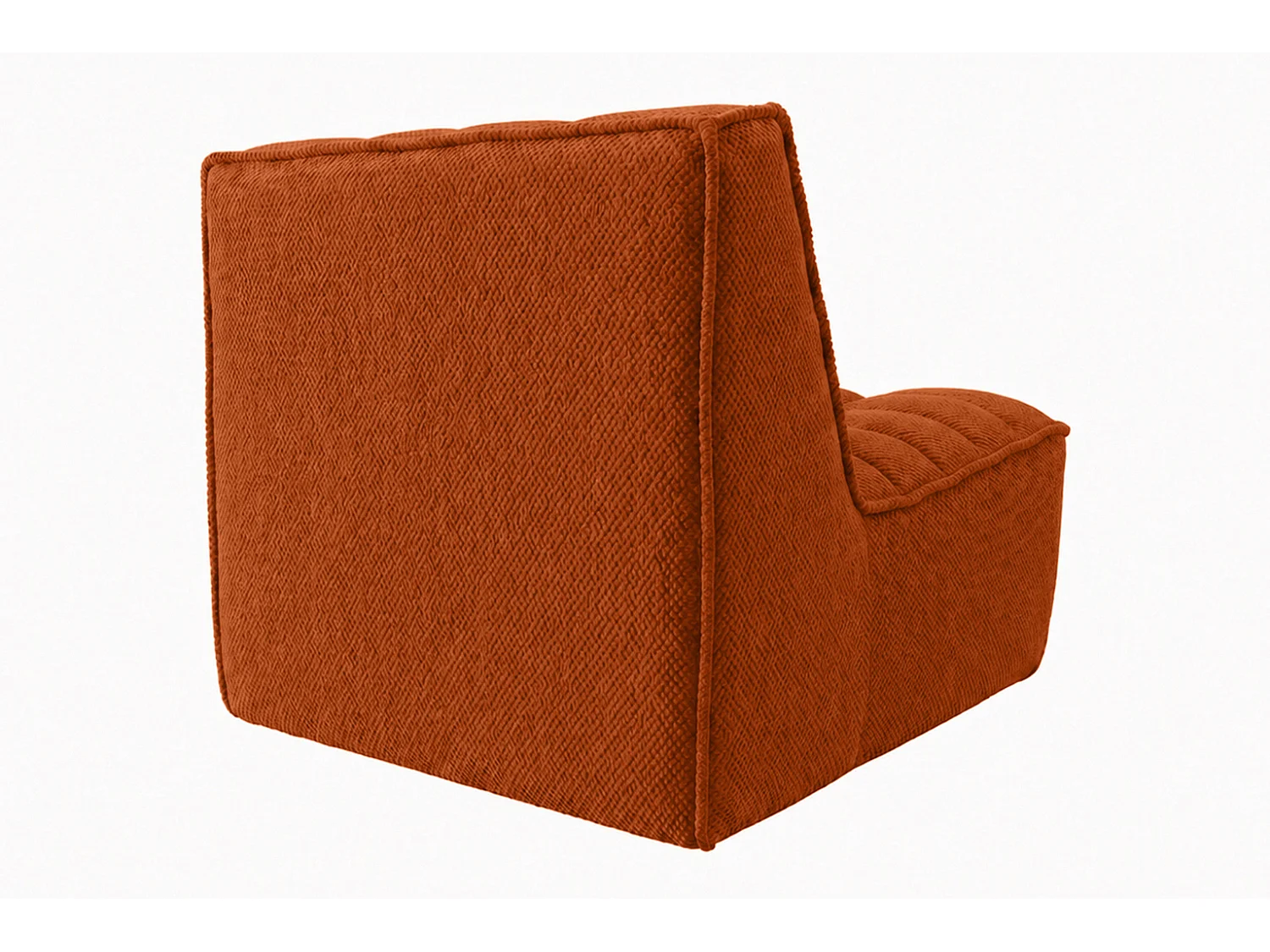 Fauteuil, fauteuil lounge, tissu peluche Pop, cuivre, LAZY