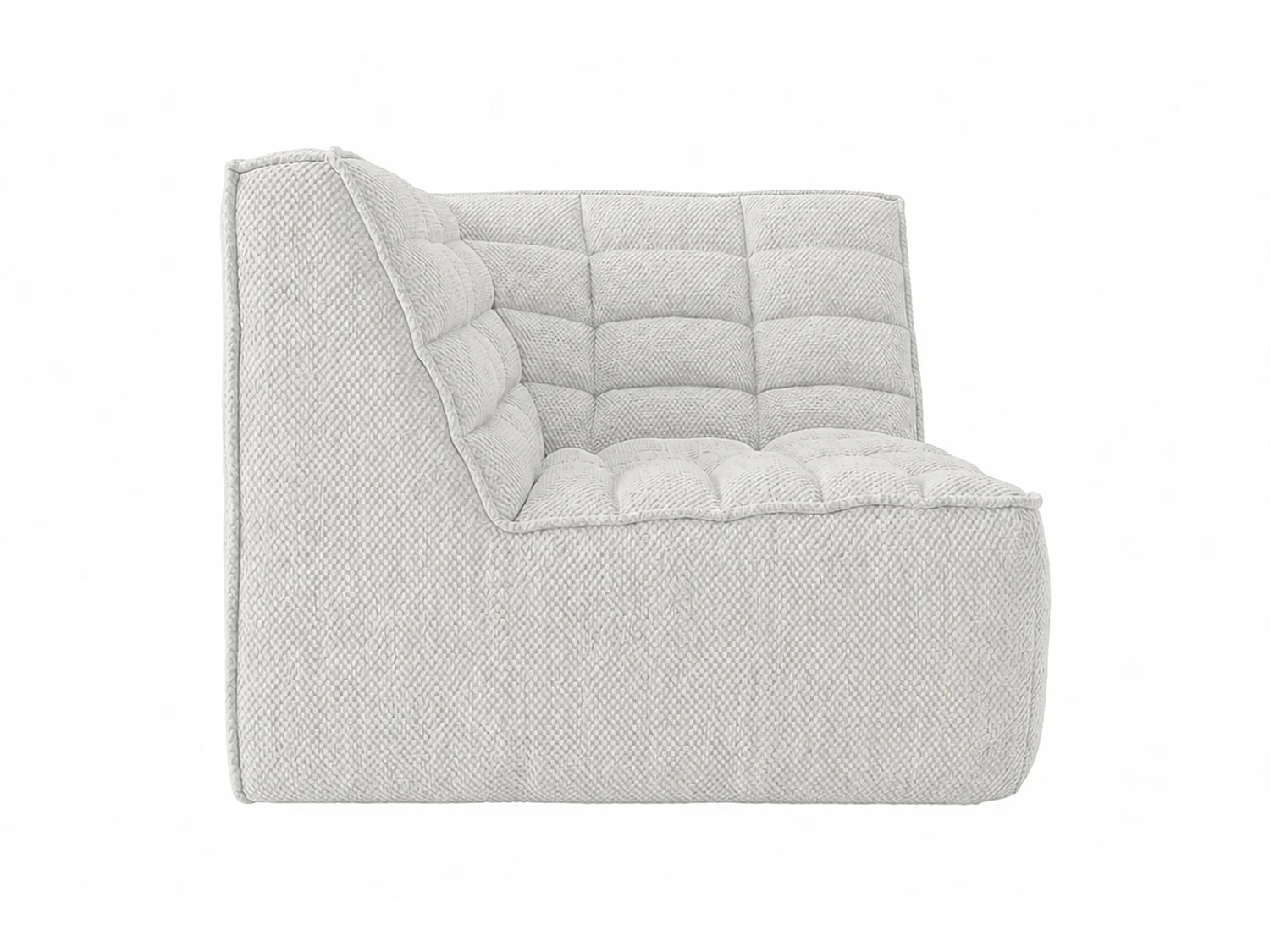 Module d’angle, module, tissu peluche Pop, beige, LAZY