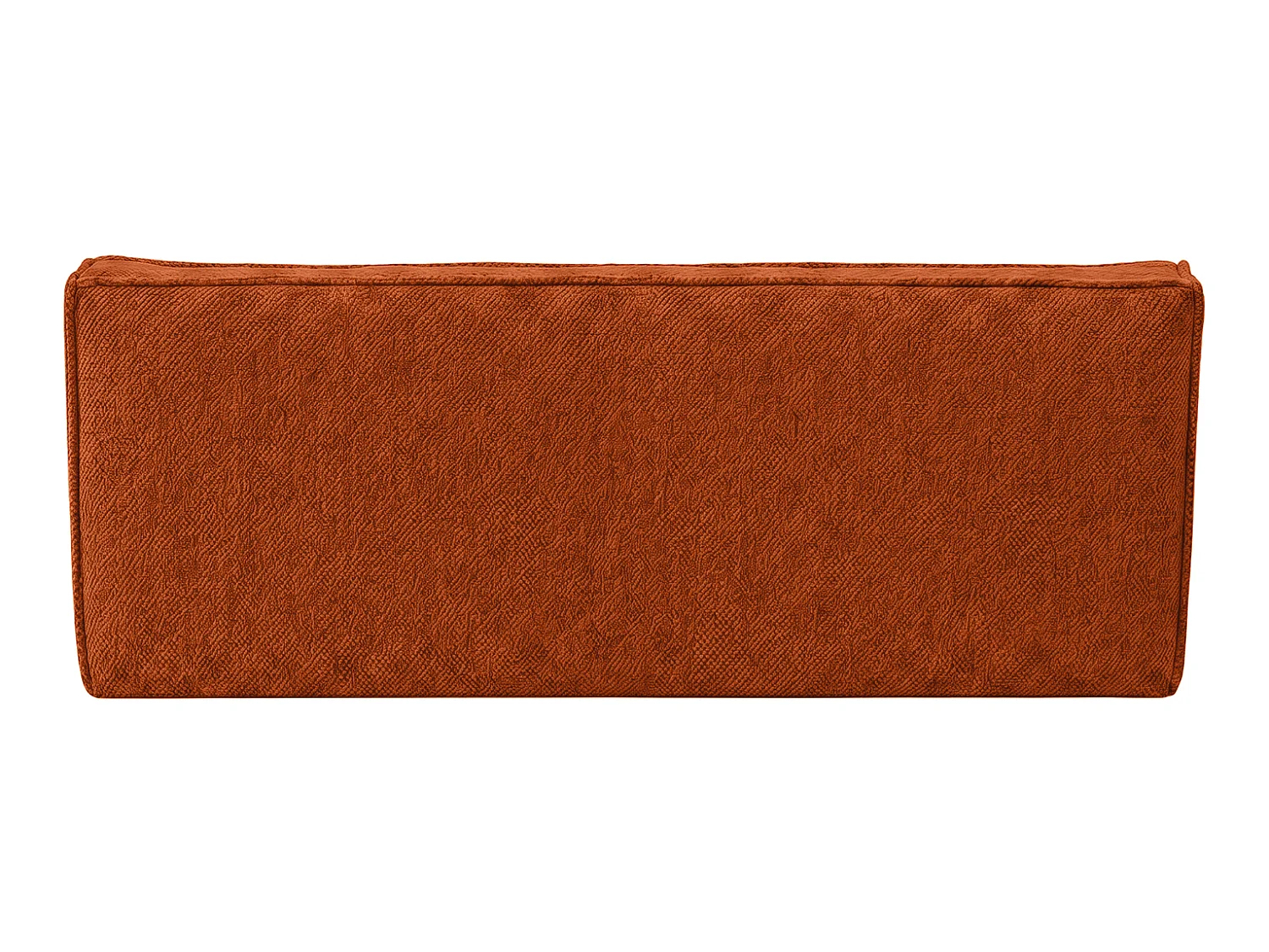 Canapé 3 places modulable, tissu peluche Pop, cuivre, LAZY