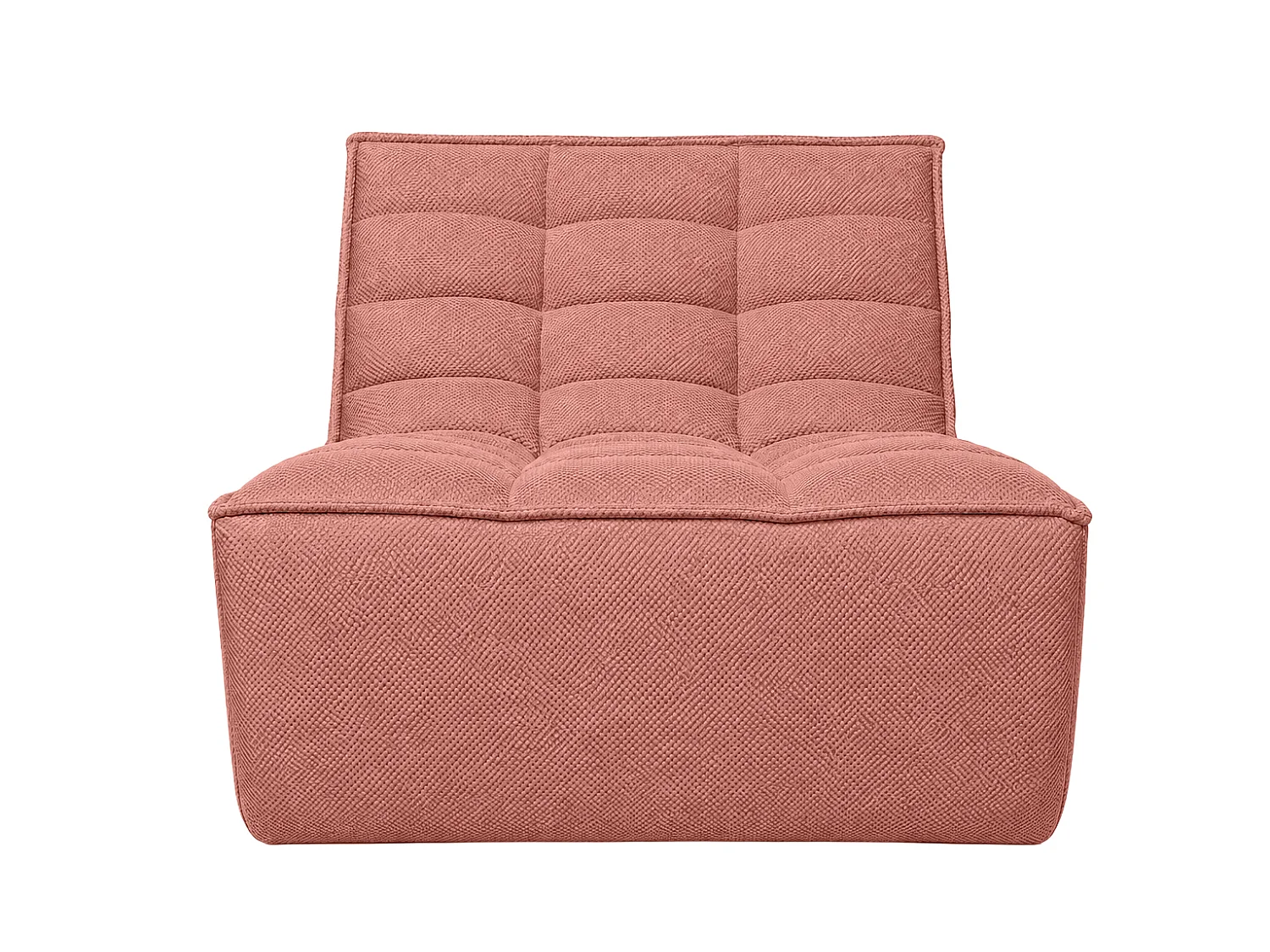 Fauteuil, fauteuil lounge, tissu peluche Pop, rose, LAZY