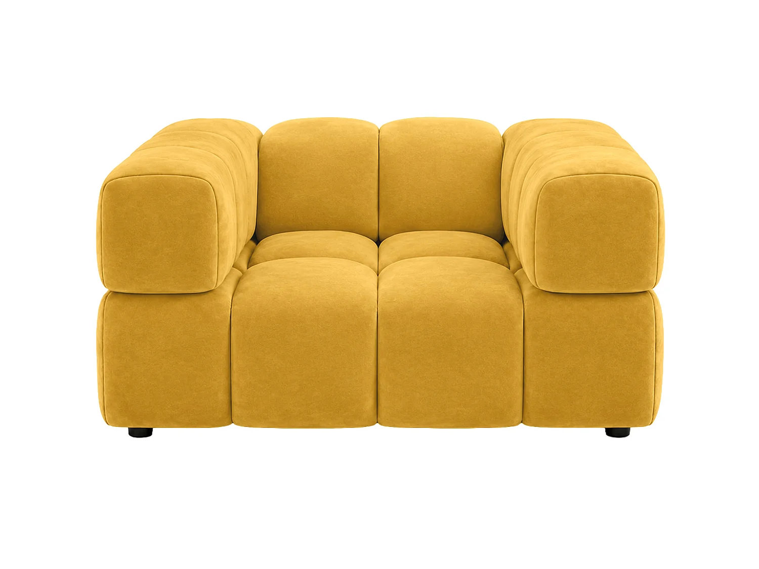Fauteuil, tissu velours Bluvel, doré, Averro