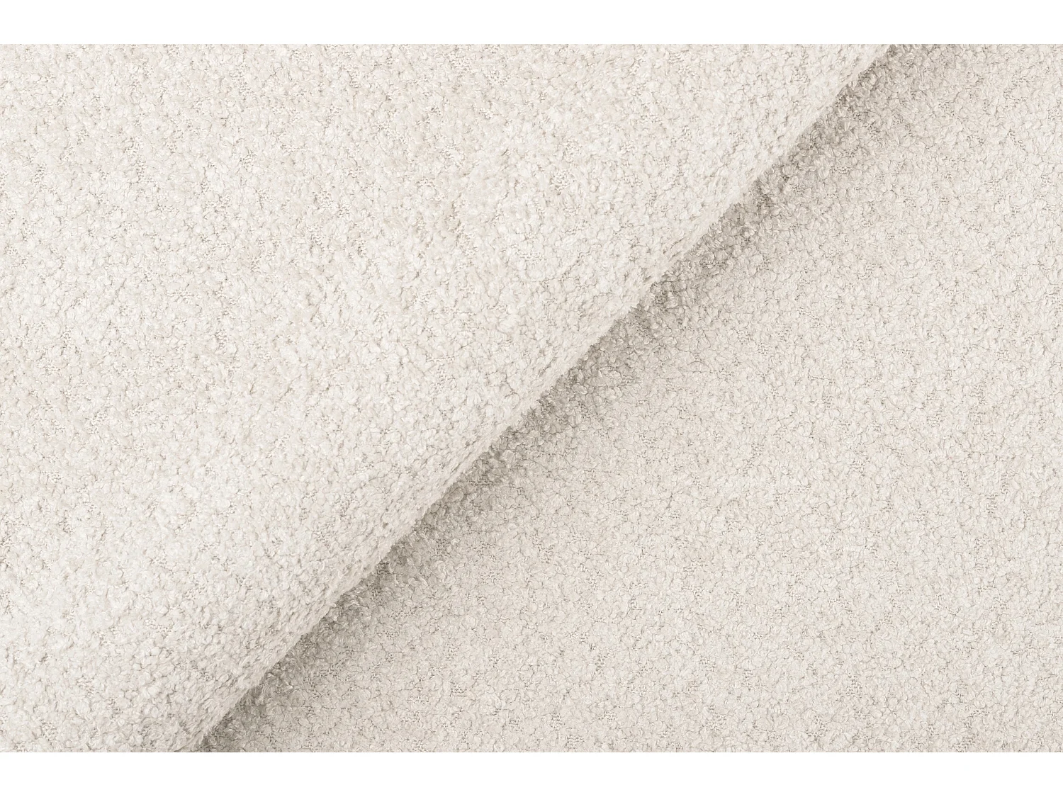 Lit rembourré avec coffre de rangement, tissu chenille Catch Me, crème, 140x200 cm, MICANDI