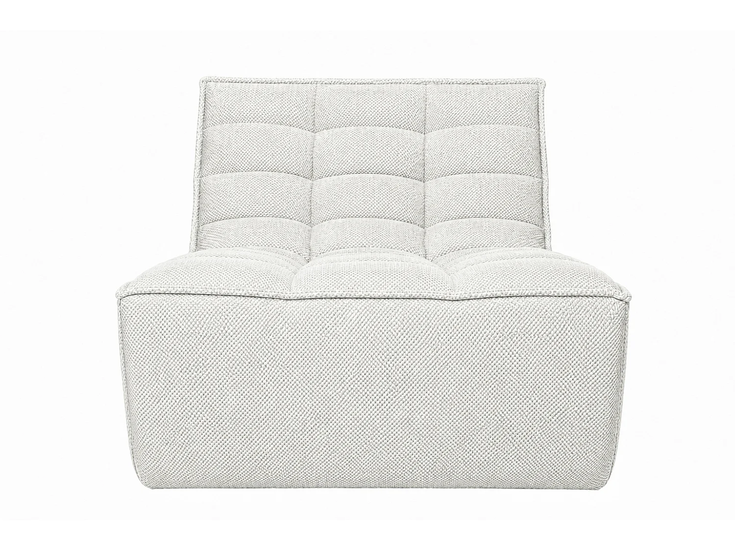 Fauteuil, fauteuil lounge, tissu peluche Pop, blanc glacé, LAZY