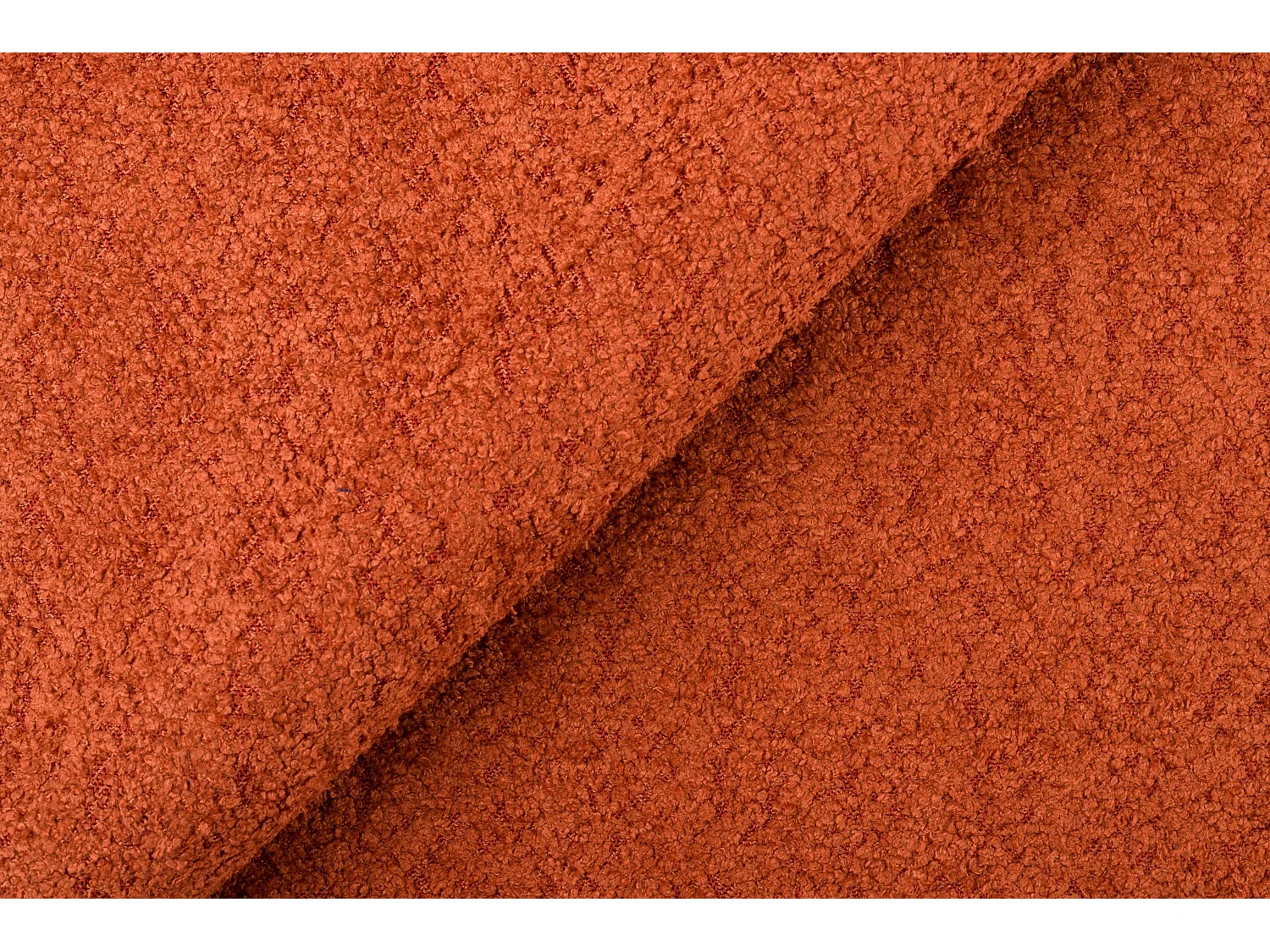 Lit rembourré avec coffre de rangement, tissu chenille Catch Me, orange, 160x200 cm, CANDE