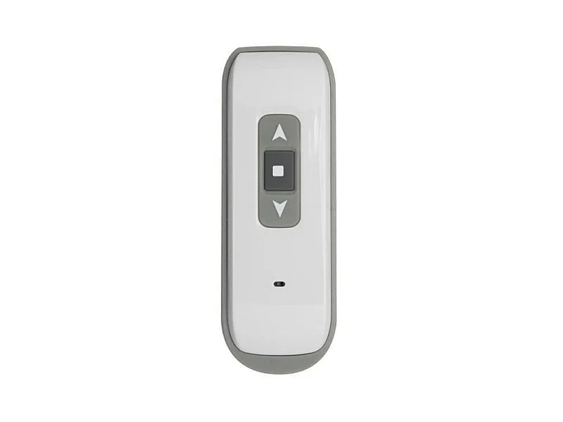 Volet roulant motorisé PVC FRANCE COMBI 220 x 120 cm - Blanc satiné (RAL 9016) - Télécommande radio
