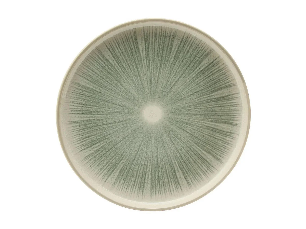 Lot de 6 Assiettes à Dessert "Eva" 21cm Vert