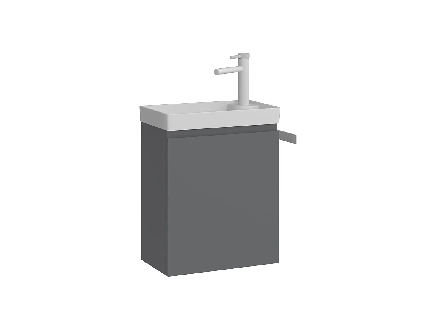 Meuble Vasque "Ferla 40" - 40 x 22 x 50 cm - Matte Grey