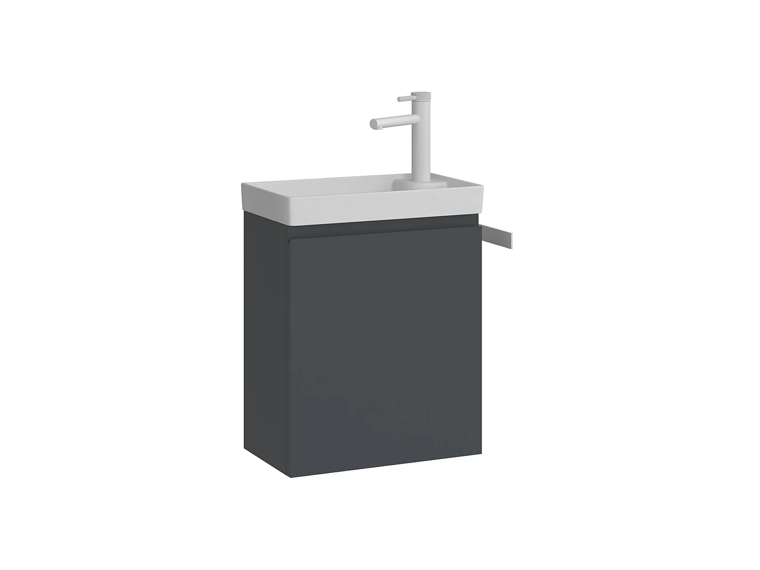 Meuble Vasque "Ferla 40" - 40 x 22 x 50 cm - Matte Anthracite