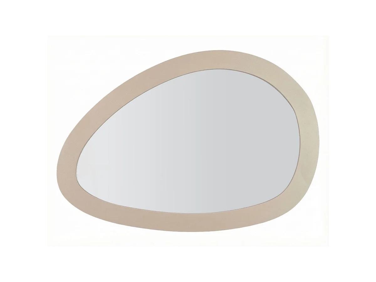 Miroir Mural Design "Saturno" 71cm Taupe