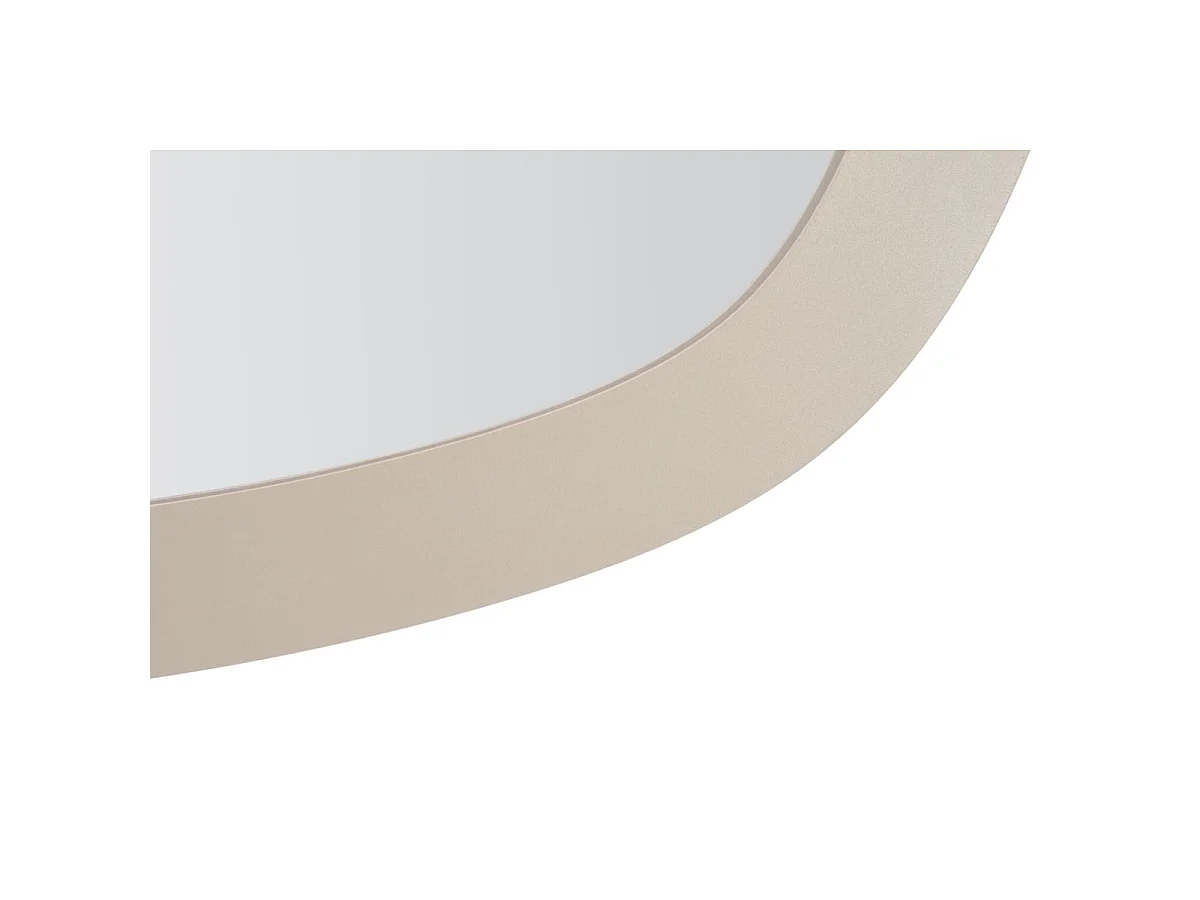 Miroir Mural Design "Saturno" 71cm Taupe