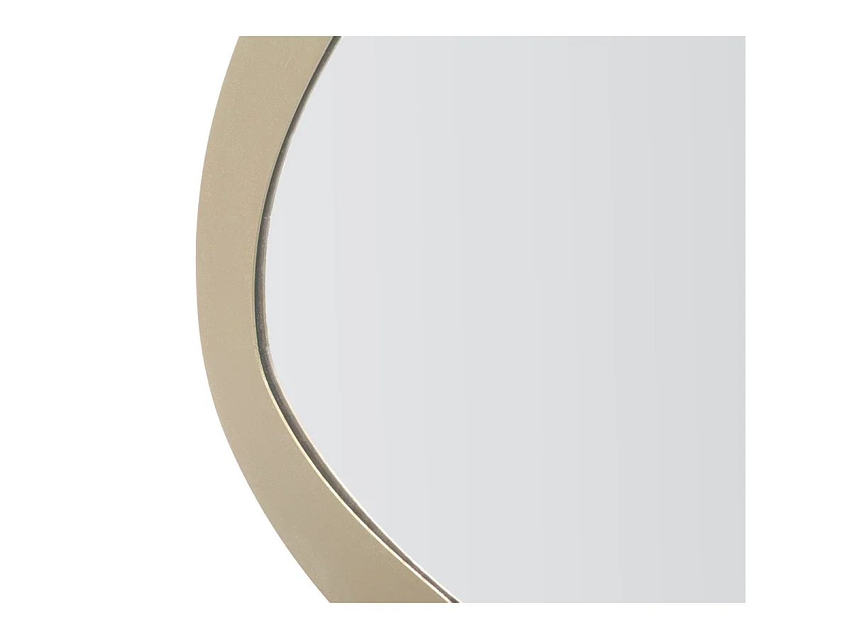 Miroir Mural Design "Saturno" 71cm Taupe