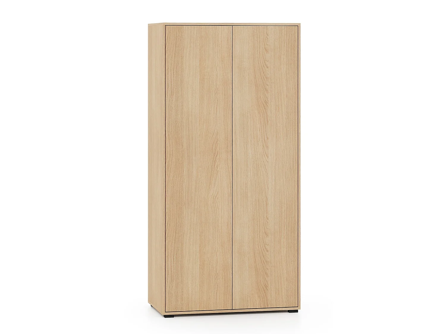 Kledingkast met 2 deuren – Mavelie eikenlook – 92 cm – HEGGERS