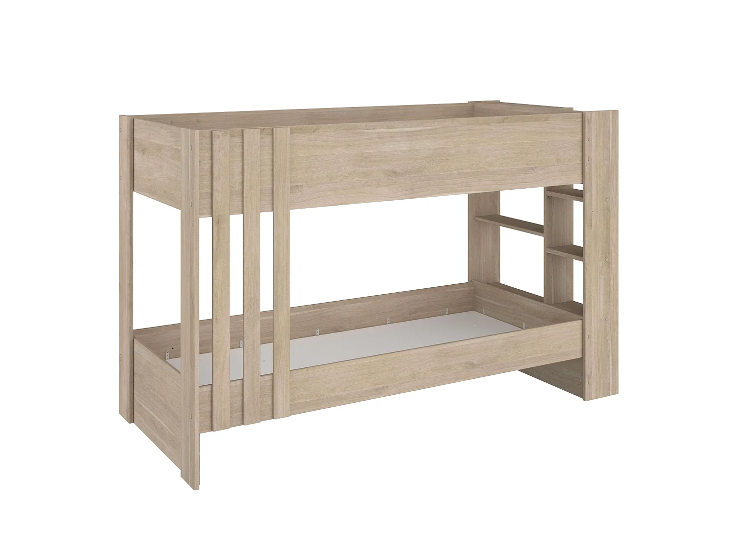 Litera Eik juvenil Roble Jackson reversible 4 estantes 90x200 cm