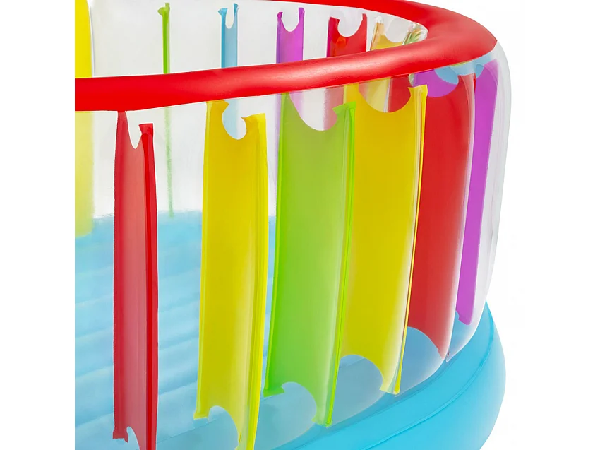 Fisher-Price Bestway Bouncetopia Castello Trampolino Gonfiabile per Bambini con Pompa Elettrica