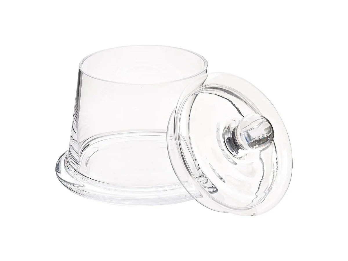 Bonbonnière en Verre "Ambroisia" 12cm Transparent